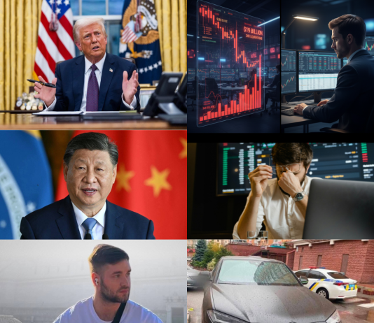 Trader reviewing risk rules during market volatility