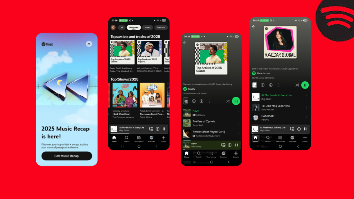 Spotify Wrapped 2025 Mobile Interface Spotify Wrapped 2025