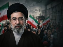 Iran’s Supreme Leader Hidden in Secret Location as Courier Network Slows U.S. Deal Talks Iran’s Supreme Leader shown against a tense crowd background as reports claim a secret location and courier network are slowing U.S. deal talks.